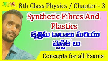 Synthetic Fibres And Plastics | Concepts & Notes | 8th Class Physical Science | Nivas Info