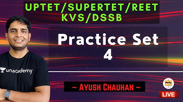 uptet-reet-supertet-kvs-dsssb-practice-set-4 | Maths | Ayush Chauhan