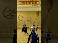 MIDDLE HITTER CRUSHES A HIGH SET IN AMATEUR VOLLEYBALL MATCH