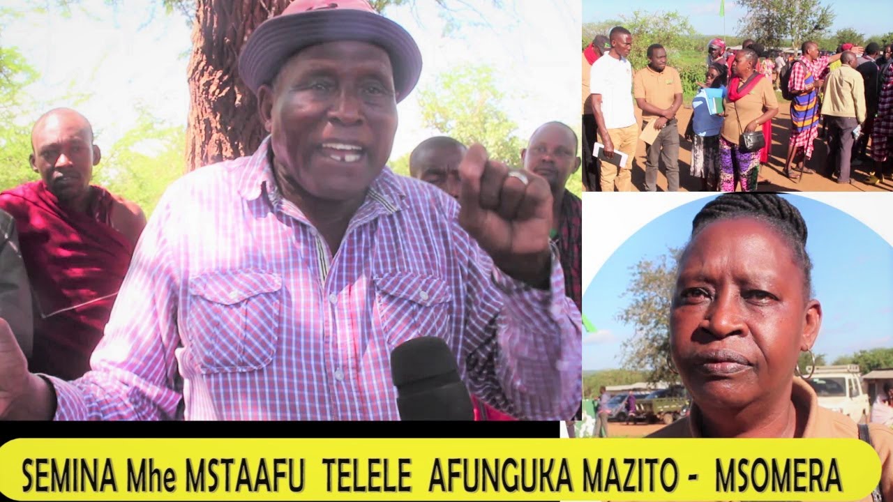 Waziri Mstaafu Mhe Telele afunguka mazito Msomera fulsa za Kilimo