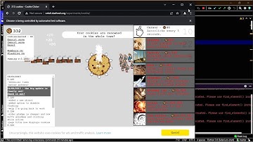 preview of auto clicker project using selenium and pycharm