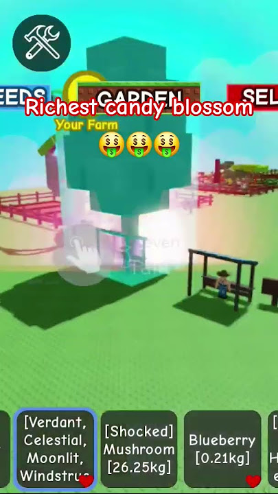 richest candy blossom in gag #growagarden#gag#roblox