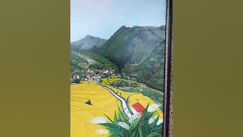 Sa lý lục ngạn bắc giang ..tranh sơn dầu