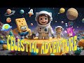 Celestial Adventure: A Joyful Interstellar Odyssey, Sojourm Cosmic Journey of Joyful Exploration!