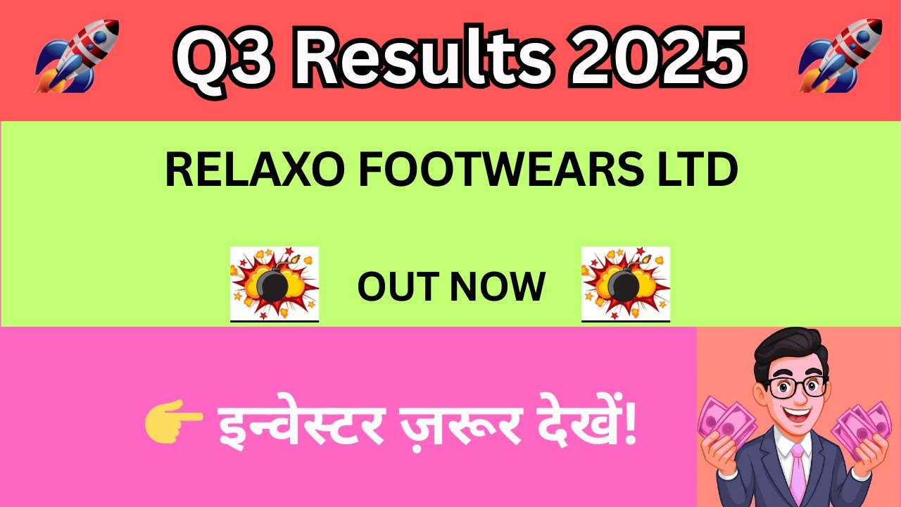 Relaxo Q3 Results 2025🔻Profit Down? 🔴Shareholders Alert🔴Relaxo Share News Today
