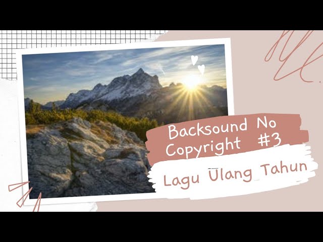 BACKSOUND NO COPYRIGHT || Lagu selamat ulang tahun (Jamrud akustik) class=