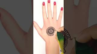 Navratri Special Tikki Mehndi Design Durga Pujo Special Tikki Mehdi Design