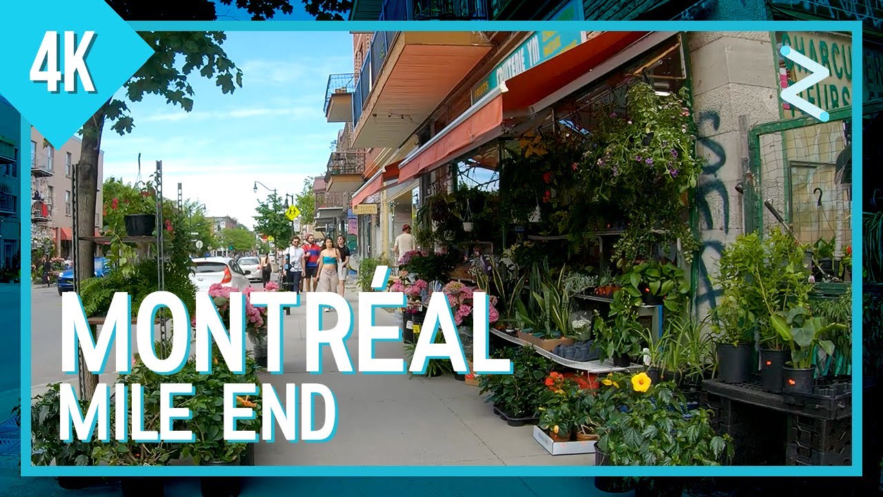 Walking in Montréal / Mile End YouTube
