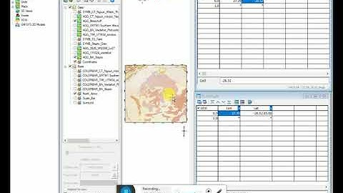 Geosoft - Creating a database for GPS readings and plotting them on a map