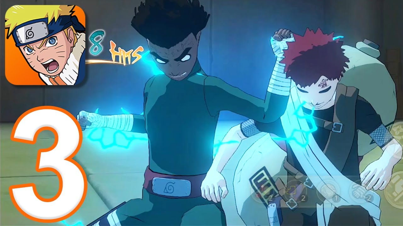Naruto: Ultimate Ninja Storm Mobile - Gameplay Walkthrough Part 3 - Chunin Exam (iOS, Android)