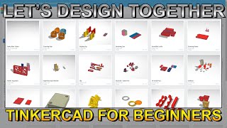 Let's Design Together | Tinkercad Beginner Tutorial! | pt.1