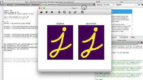Python: OpenCV - Morfolojik işlemler