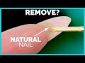 Is It Wrong To Remove The Natural Nail? 😱