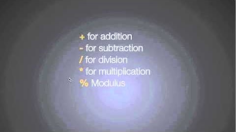appBuilderTV.com Objective-c  Math Operators