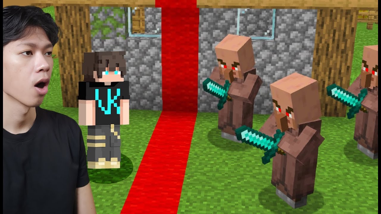 កំហឹង Villager ក្នុង Minecraft !!!