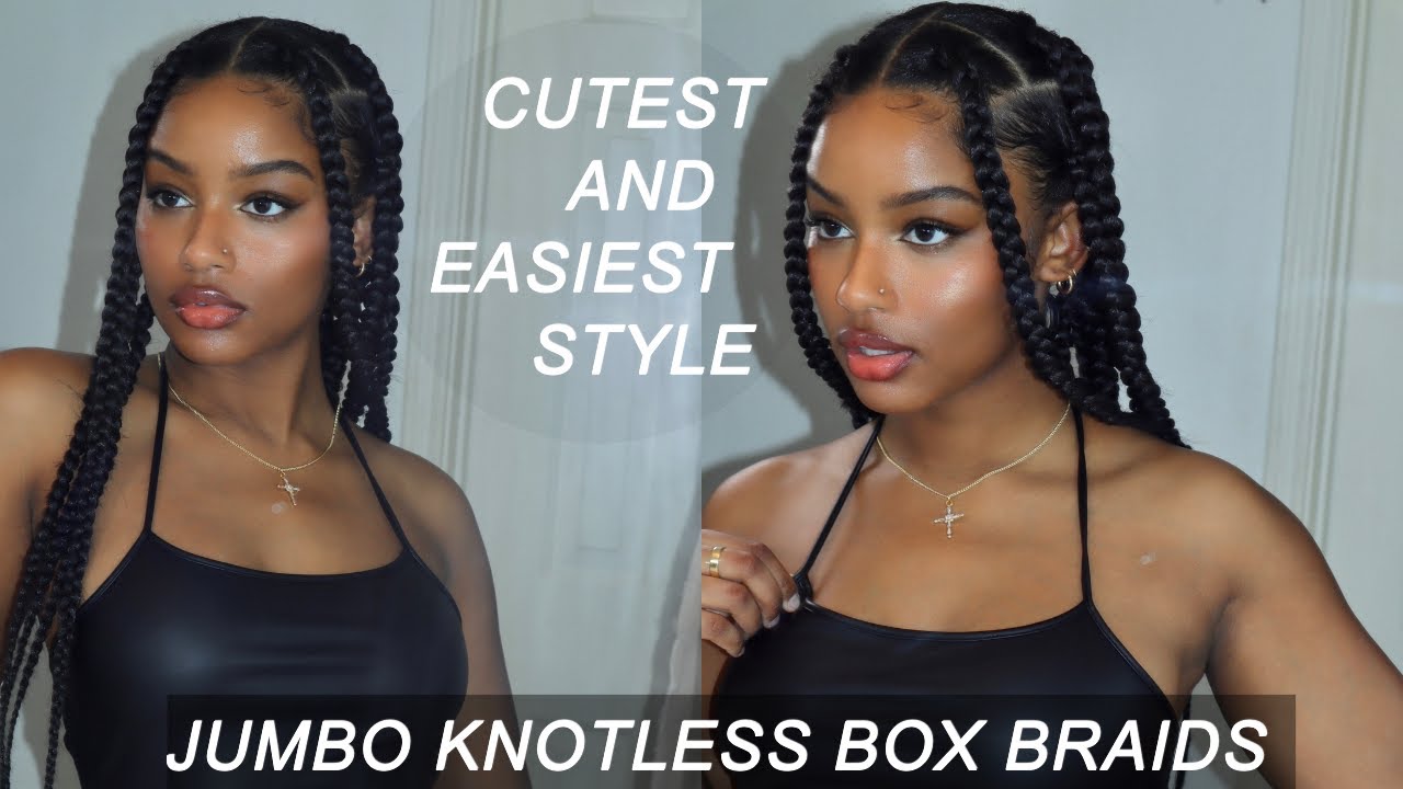 HOW TO: SUPER FLAT JUMBO KNOTLESS BOX BRAIDS