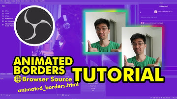 Animated Borders for OBS! Using only a single BROWSER SOURCE! #css #streaming thanks @KevinPowell