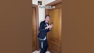 TUTORIAL Teleport objects #TREND 👀result?😂 #trend #magic #tutorial #backstage #creative#shorts