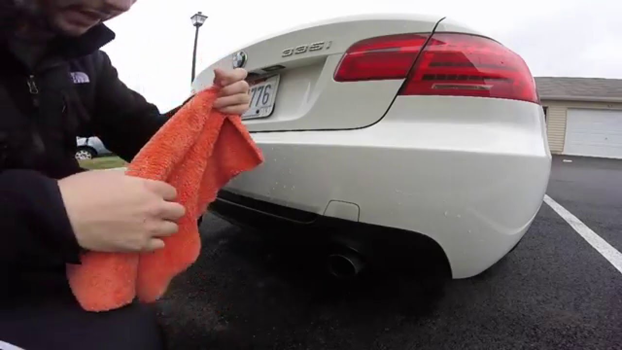 Using A Clay Bar Removing A Stain On My Bumper YouTube