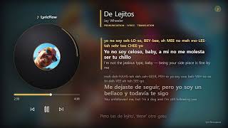 De Lejitos - Jay Wheeler | Lyrics, Pronunciation & Meaning (How to Sing)