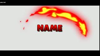 FREE FLAME 2D INTRO TEMPLATE