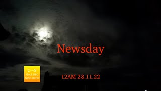 BBC Newsday intro 12am 28.11.22 MOCK