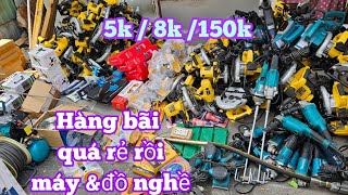 💯💥 Hàng bãi quá rẻ luôn,từ máy đến đồ nghề,mới mà rẻ như phế liệu luôn |Máy Xây Dựng Hồng Nhiên