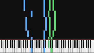 Johann Sebastian Bach - The death of jesus christ our lord - S | Piano Visualization