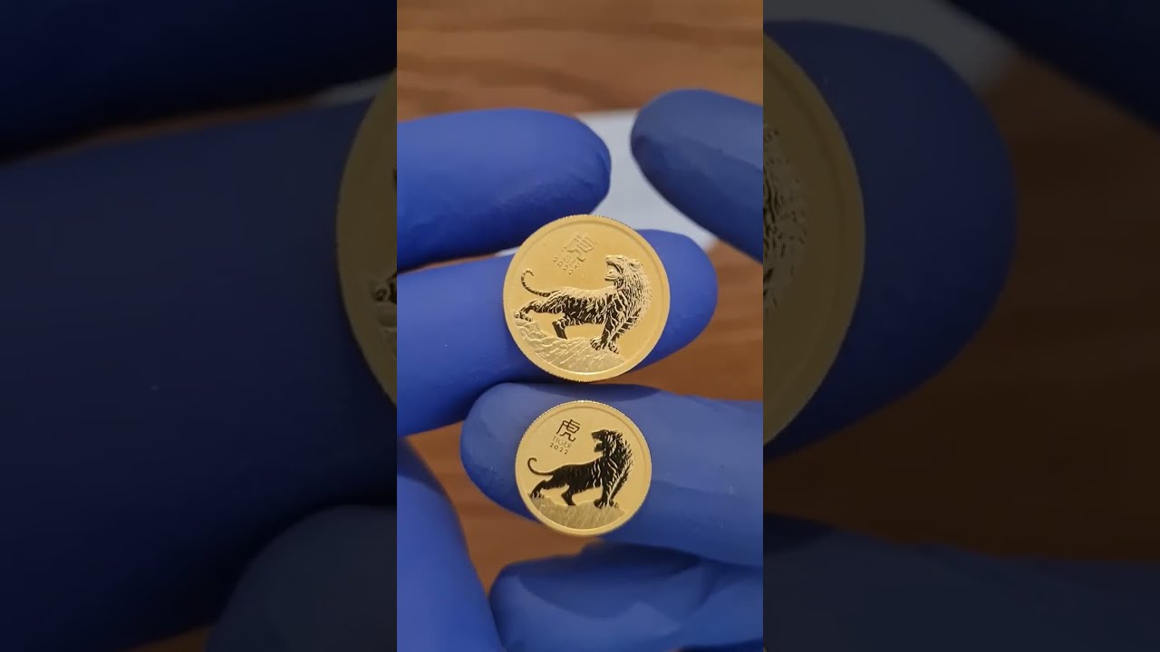 Lunar Tiger Compare 1/4 Oz VS 1/10 Oz