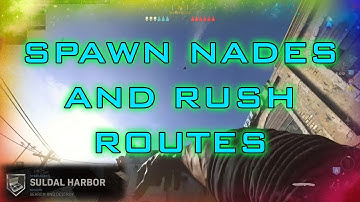 Using new spawn nades and rush routes on Modern Warfare