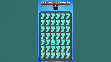 Find the ODD One Out - Numbers and Letters Edition ✅ Easy, Medium, Hard - 30 levels