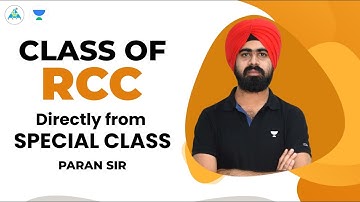 Class of RCC | Directly From Special Class | Paran Bhatia | #unacademy #gate2024 #ese2024
