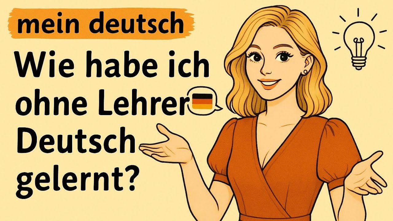 Wie habe ich ohne Lehrer deutsch gelernt? | Learn German - YouTube