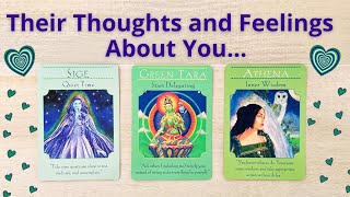😍HOW DO THEY THINK AND FEEL ABOUT YOU? 🙇🏻‍♂️PICK A CARD 💋 LOVE TAROT READING 🌹 TWIN FLAME 👫 SOULMATE