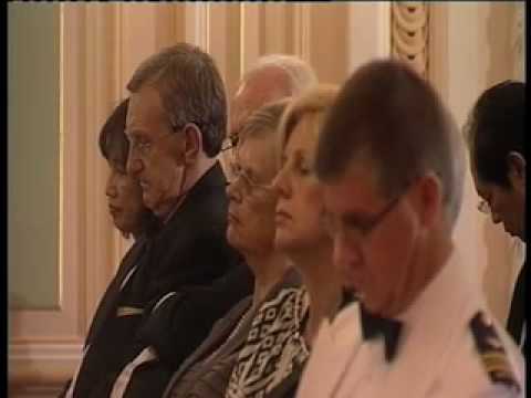 Queensland Governor Dr Penelope Wensley AO addressed the members of UQ's 31st Senate and guests on Thursday December 10, 2009 at Parliament House in Brisbane, Queensland.