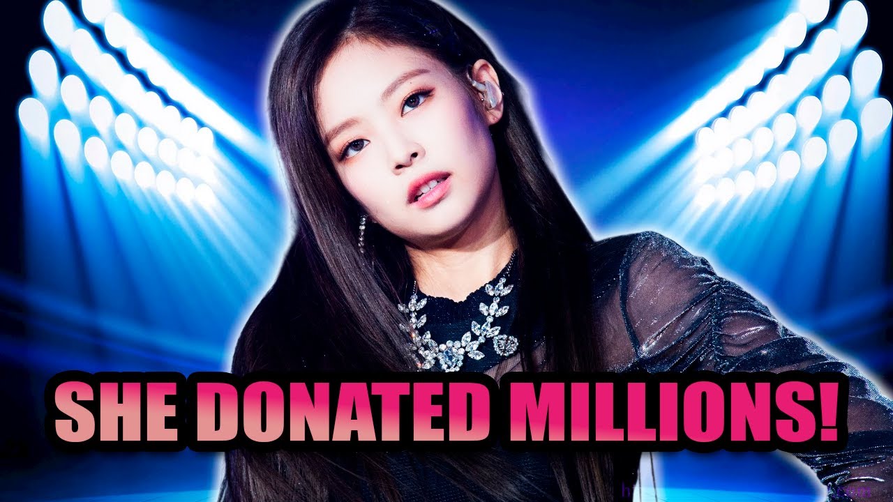 Jennie from BLACKPINK's Generous Donation