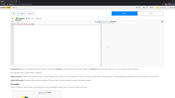 Python trinket inputs Python with trinket intro to user inputs (video 2)