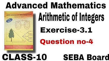 advanced maths for class-10, chapter-3, exercise-3.1, seba board,