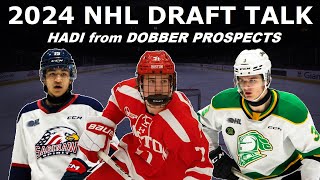 2024 NHL Draft TOP-10 Mid Season Rankings from HADI of Dobber Prospects