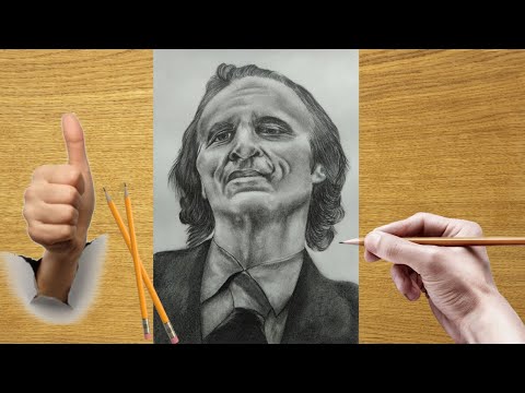 How to draw joker/ joker drawing step by step/ E guide Art - YouTube