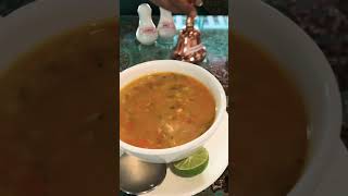 Humus bread and soup#halal#shorts#yummy#lunch#foodie#foodlover#design#recipe#reels#song#ytshorts#yt