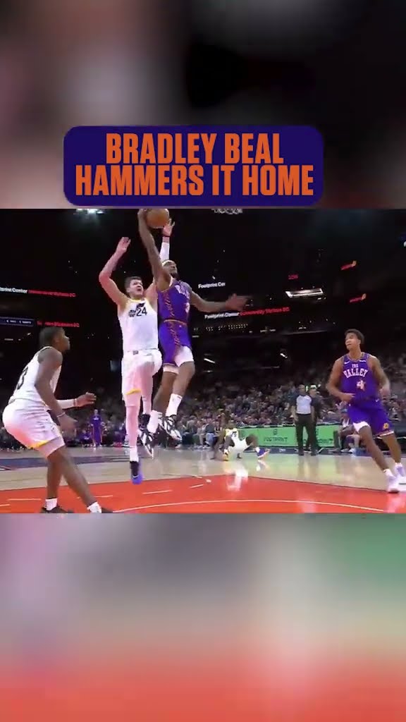 Bradley Beal with the hammer ?