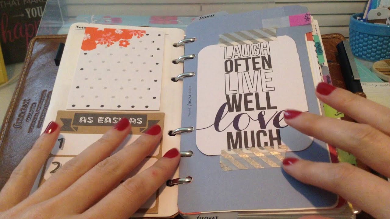 January 2016 Setup: Personal Malden Filofax