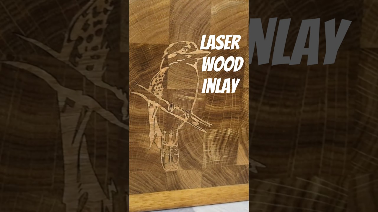 The SECRET to Stunning End Grain Cutting Boards with Laser Wood Inlay!
