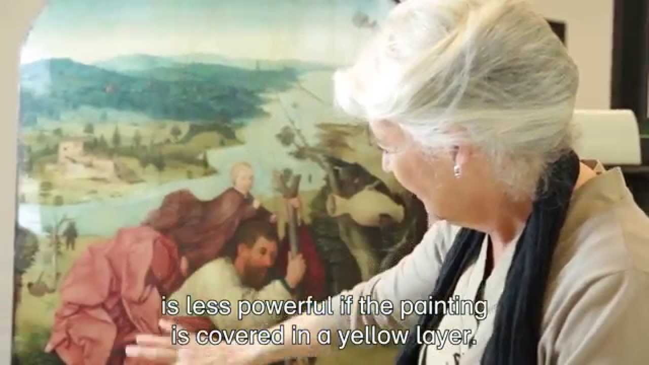 The restoration of ‘Saint Christopher’ by Hieronymus Bosch - YouTube