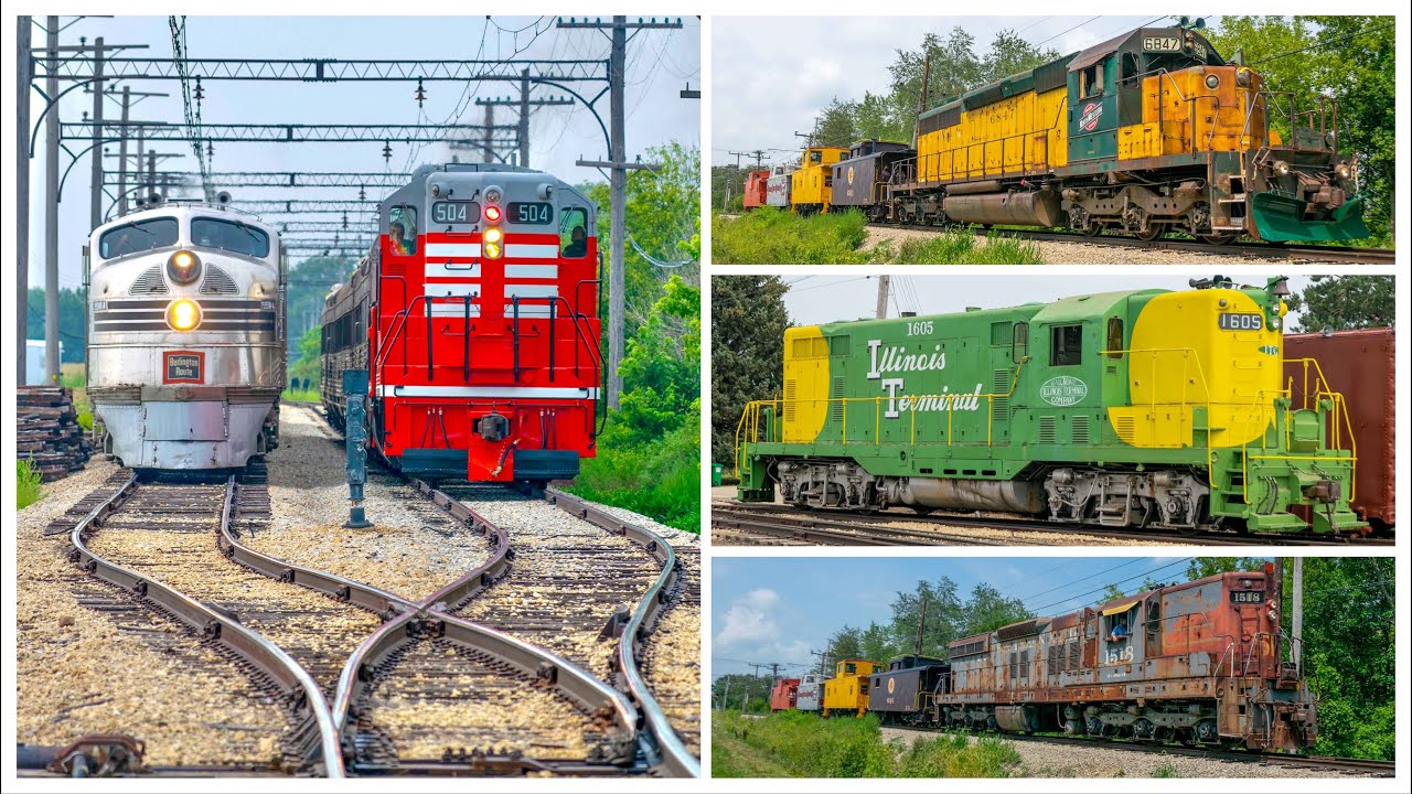 [4K] Diesel Days at the Illinois Railway Museum! (2021)