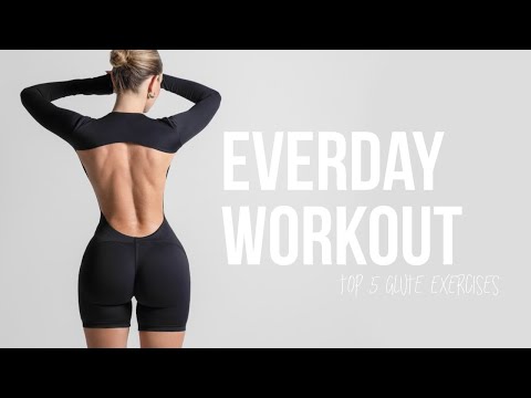 Do This Workout Everyday to Grow Your Glutes | CASI DAVIS Everyday Workout | Top 5 Glute Exercises