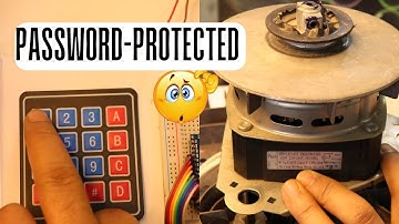 Password Protected AC Motor On/Off System with Arduino – Home Automation Project