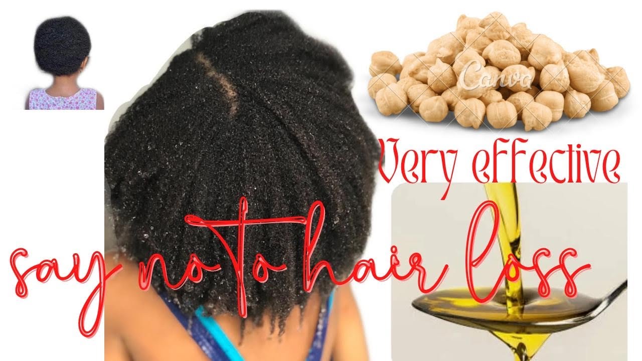 How to make chickpeas oil for hair growth prevent hair loss YouTube