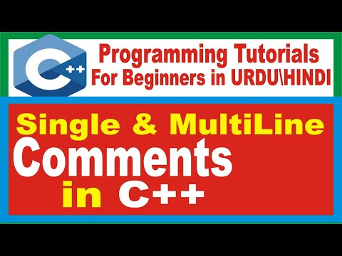 Single Line Comments and Multi Line Comments in C++  Programming